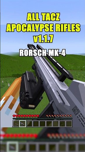 All TaCz Apocalypse RIFLES pt3 | Apocalypse Gun Pack v1.1.7 #shorts #minecraft #minecraftmods