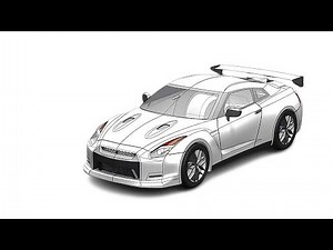 # 22 Nissan GTR Car Design in SolidWorks
