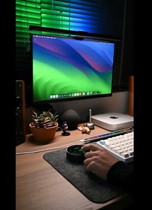 Quntis 51cm Curved Monitor Lampe mit RGB Hintergrundbeleuchtung Fernbedienung, 15 Modi verfügbar, Monitor Light Bar für Gaming Deko, Augenschonende dimmbare Bildschirmlampe USB für PC Computer Büro