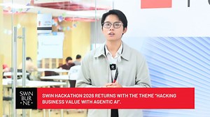 𝗦𝘄𝗶𝗻 𝗛𝗮𝗰𝗸𝗮𝘁𝗵𝗼𝗻 𝟮𝟬𝟮𝟲 𝗶𝘀 𝗼𝗳𝗳𝗶𝗰𝗶𝗮𝗹𝗹𝘆 𝗯𝗮𝗰𝗸! (Vietnamese version in the comment) Swin Hackathon 2026 is back — bigger, bolder, and powered by Agentic AI. 🚀 👉 Register now: https://hackathon.swin.edu.vn/ Want to know what’s new this year? What challenges will you tackle? And what makes this edition unmissable? Everything you need to know is inside the video 👀 Here’s what you shouldn’t miss: • Join as a team of 3–5, or register solo and form a team later. • Open to s