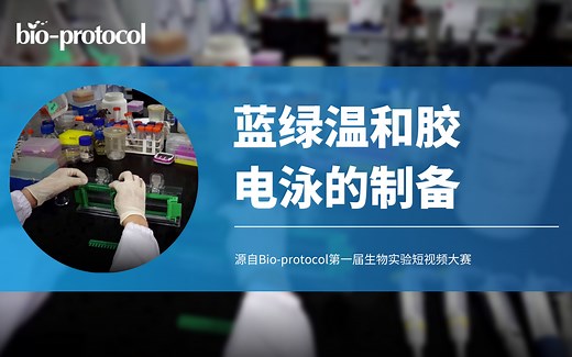 【Bio-protocol】蓝绿温和胶（Blue-native）电泳的制备