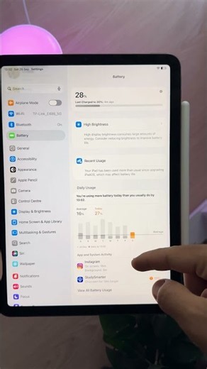 Which App Drains my iPad Battery?