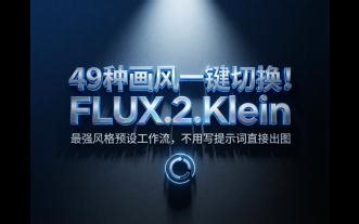 Flux2-Klein 49种画风一键切换！最强风格预设工作流，不用写提示词直接出图