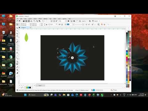 CorelDRAW School Logo Design Tutorial | Flower Shape + Circle + Transparency Tools