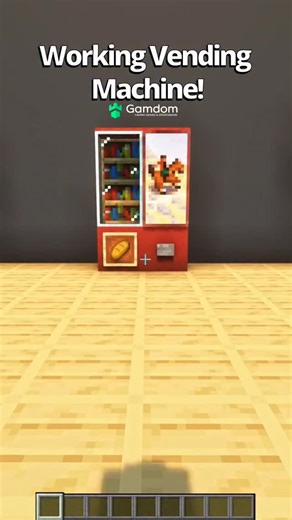 BloxCraft on Instagram: "Working Vending Machine! #minecraft #minecraftbuilds"