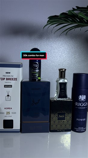 🏷️50k combo for men 170ml reed diffuser 100ml Hayatty by lataffa 50ml Nivea men roll on 24ml Naseem oil 250ml Riggs body spray. #marandyscents #perfumevendorinlagos #perfumecomboformen #perfumevendorsinnigeria🇳🇬💞 #vira