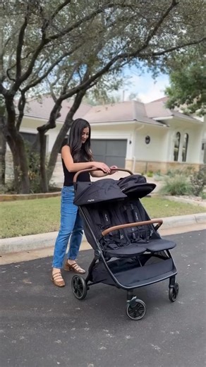 Nuna Malaysia on Instagram: "“Double the travel? double the ease with out new side-by-side stroller ✈️✨ our stroller model - Nuna Trvl Dubl just took this stroller on the plane and traveled solo with two kids under two years old! this stroller easily folds up with one hand and stands on its own when folded. this saved me!” - calaquinn"