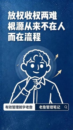 收权死气沉沉，放权乱象丛生？核心解法：把权力移植到流程，激活中层绝非简单下放权限。评论区聊聊你的中层现状#权责管理 #中层管理 #老板放权 #企业流程 #领导力