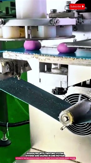 Automatic Twisting Dough Divider 60 pcs/min Sweet Potato Bun Forming Bakery Machine