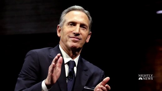 Howard Schultz weighing independent bid for 2020
