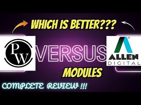 PW vs ALLEN neet modules complete review | Which is best Pw??? | New modules review| #neet #neet2025