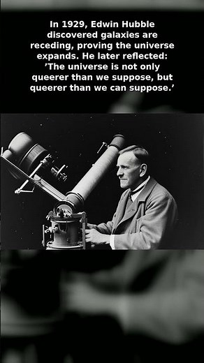 Edwin Hubble on the Expanding Universe