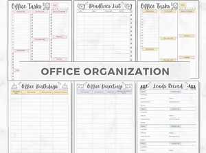 Office Tasks Planner, Work Planner, Office Organizer, Work to Do List, Work Schedule, Meetings Work Emails, Work From Home, Employee Planner - Etsy