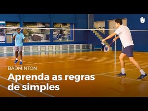 Aprenda as regras de simples | Badminton