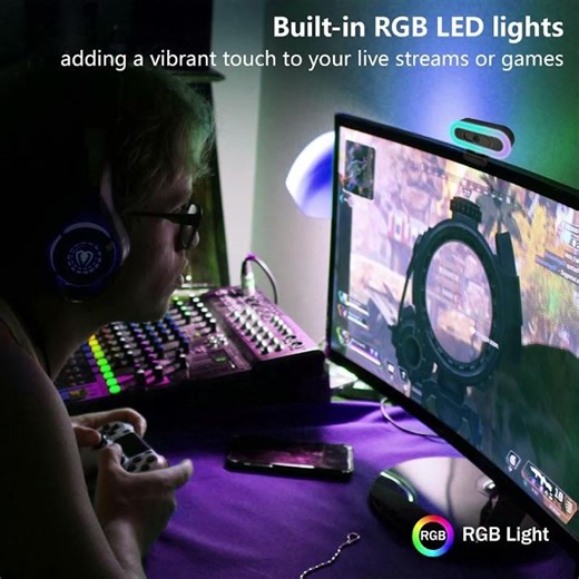 2K Webcam for PC,Streaming Computer Camera