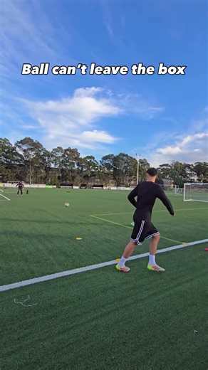 Master the art of staying tight! #soccertraining #footballcoaching #soccerdrills