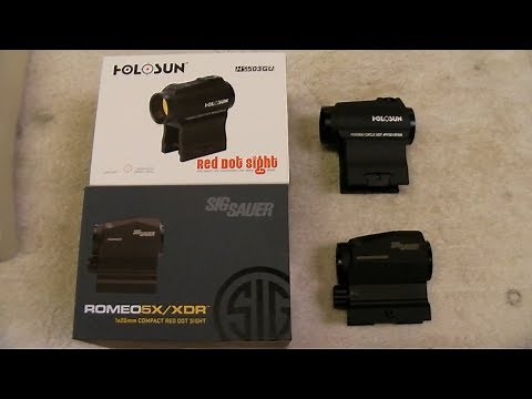 Holosun 503GU vs Sig Romeo 5 XDR Video