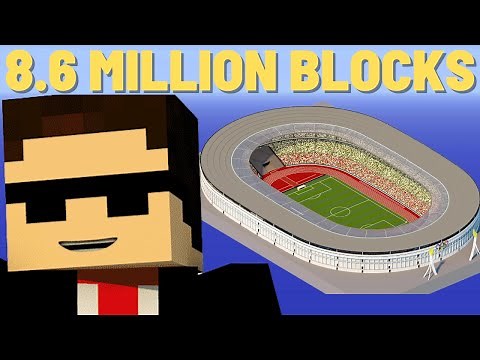 Touring the BIGGEST Stadium in Minecraft