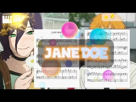 JANE DOE 🎹鋼琴曲 初級版