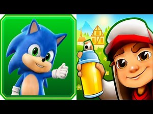 Sonic Dash - Hello Kitty VS Subway Surfers - Mike Transylvania Special | Double iOS Android Gameplay