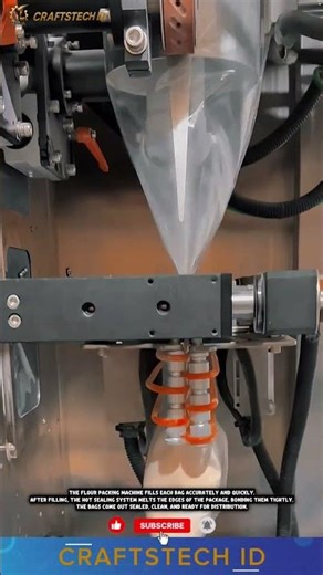 Automatic Flour Packing Machine: Fast, Accurate, and Efficient! #tech #automaticmachine #machine
