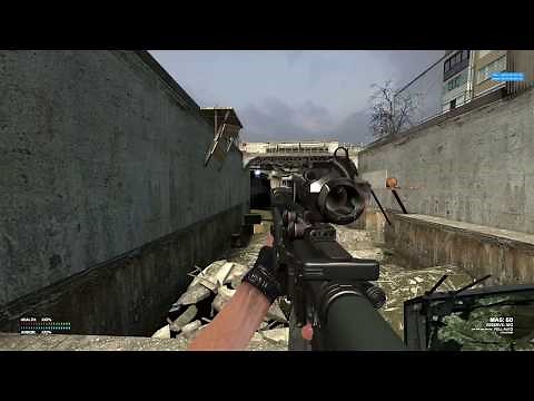 Garry's Mod Customizable Weaponry 2.0 - M16A4/M4A1 (1440p 60 FPS)