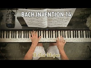Bach Invention No. 14 in B-flat Major, BWV 785 | Classical Piano Performance