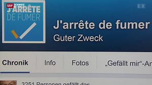 Dank Facebook ohne Zigarette