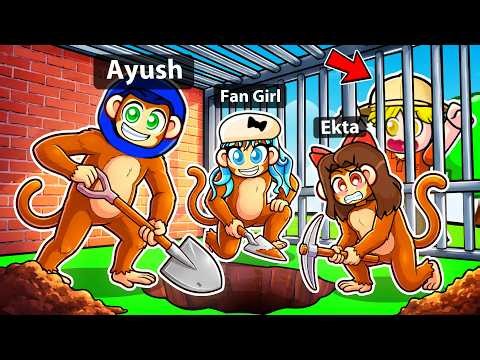 Roblox ESCAPE THE ZOO With Ayush and Ekta 🔥