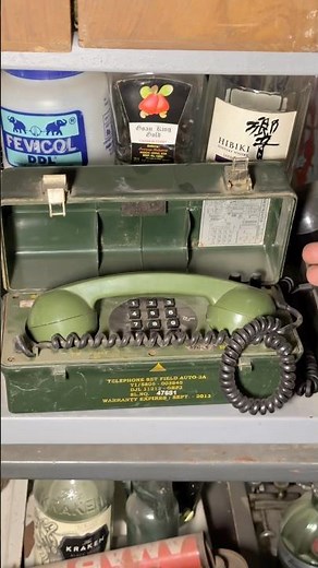 Unbelievable Antique Army Telephone System 😱 #ytshorts