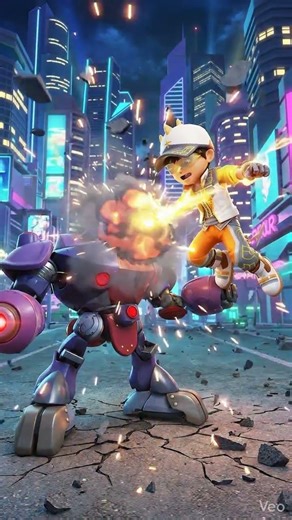 BoBoiBoy SOLAR versus Probe in Malay