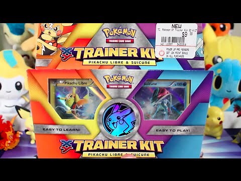 Opening a Pikachu Libre & Suicune Trainer Kit! | Pokemon Cards