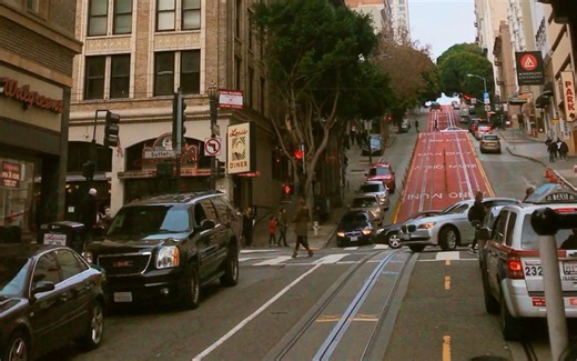 旧金山的坡道，盗梦空间般的城市
