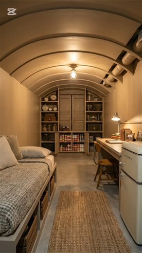 Ultimate Shipping Container Bunker Transformation | Cozy Survival Room Build Timelapse