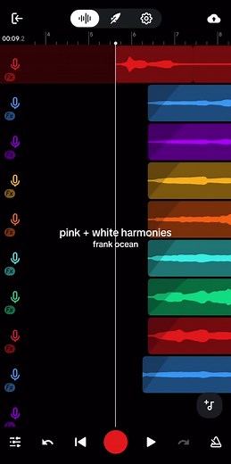 Beautiful Pink and White Frank Ocean Cover with Harmonies