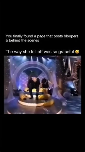 Unforgettable Interviews on Instagram: "This clip captures a live television performance blooper where a seated stage element unexpectedly shifts, causing the performer to slip off mid-segment. Moments like this are a reminder of how unpredictable live broadcasts can be, especially on variety and music programs that rely on elaborate sets, moving props, and precise blocking. Even with rehearsals and stage managers, live TV leaves little room for correction once the cameras are rolling."