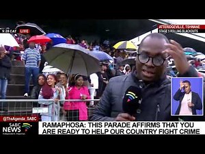 Passing out parade for newly-trained police officers in Tshwane