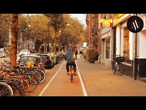 Bike Ride Amsterdam, Cycling Amsterdam, 4K 60FPS