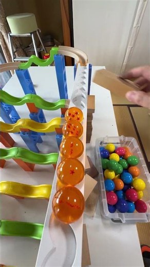 Marble Run ☆ Up and Down Course, Race, and ASMR. 19