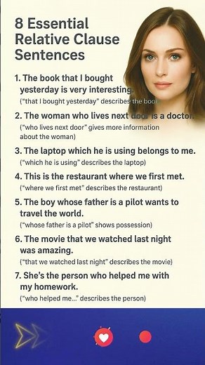 8 Relative Clause Examples EVERY English Learner Must Know (Super Easy Guide!)