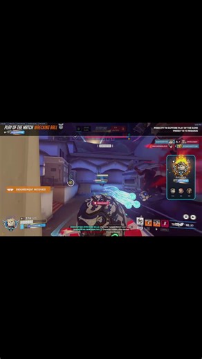 (4K 120FPS) Overwatch Play of The Game #2612 – Wrecking Ball 4K