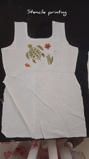 Stencil printing ✨ #stencil #printing #process #diy #art #minivlog #shorts #fashiondesigner #textile