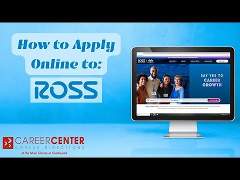 How to Apply for a Job at Ross