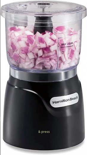 🥕 Hamilton Beach Mini Food Processor – Chop, Dice & Puree in Seconds! ⚡