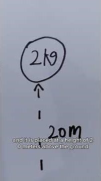 tutorial about how to calculate the potential energy of an object in physics:)