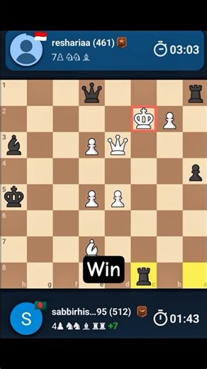 Insane Chess Checkmate in 10 Seconds ♟️🔥 | Brilliant Move #shorts