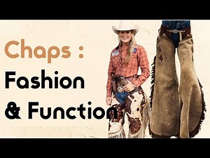 Cowgirl Chaps 101 How to Ride in Style and Safety