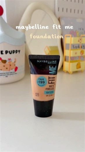 Maybelline fit me matte+ poreless foundation review #makeup #flipkart #maybelline