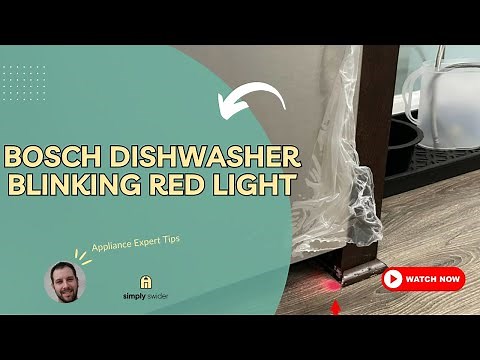 Bosch Dishwasher Red Light Blinking? 8 Quick Fixes!