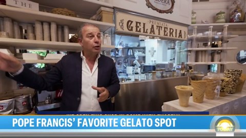Get an inside look at Pope Francis’ favorite gelato spot